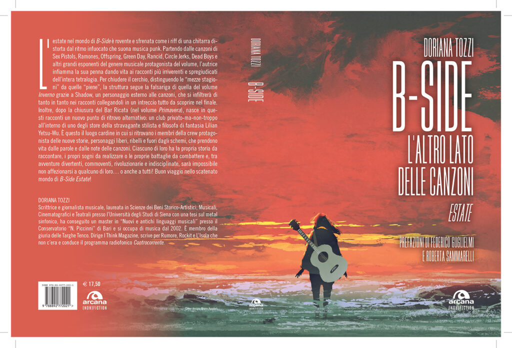 doriana tozzi - la copertina del nuovo libro b-side estate