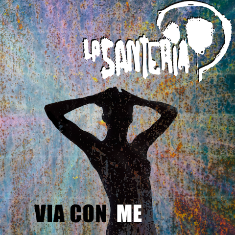 la santeria- la copertina del nuovo singolo che raffigura l'ombra di una donna nuda con le braccia sopra la testa