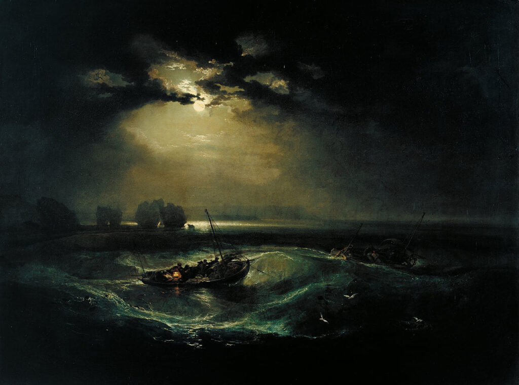 William Turner, Pescatori in mare (1796), Londra, Tate Gallery - licenza CC