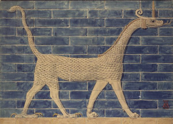 Dragon-serpent on Ishtar Gate 1902