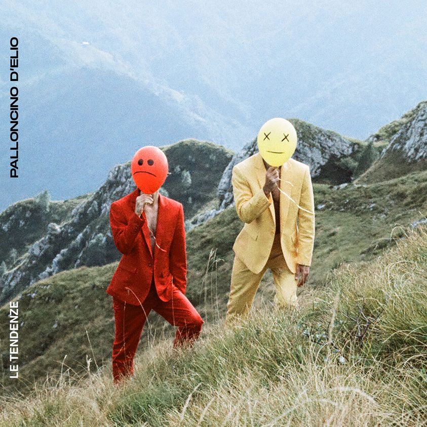 le tendenze - la cpertina del nuovo singolo che raffigura il duo all'aperto, con i volti coperti da palloncini colorati