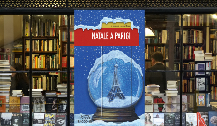 il libro Natale a Parigi in una vetrina di libreria