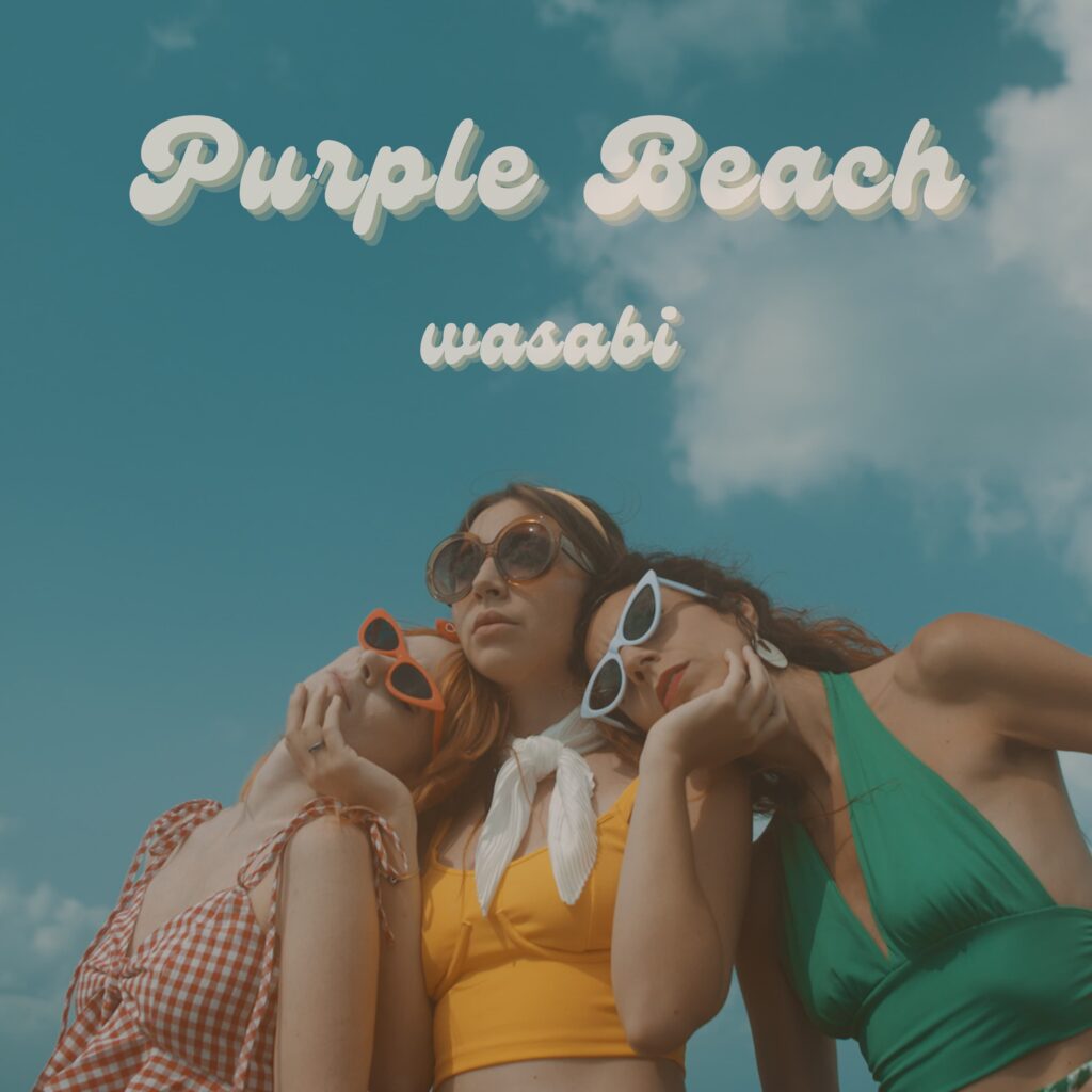 wasabi - la copertina del nuovo singolo che raffigura le tre componenti abbigliate in stile anni '60
