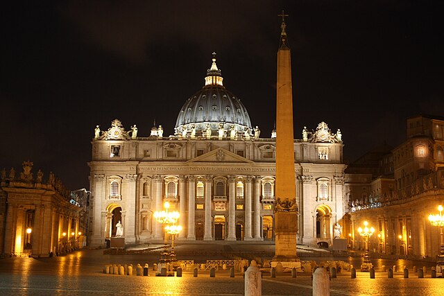 basilica di san pietro dove esercitò padre Amorth visione notturna