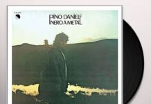 pino daniele - la copertina dell'album nero a metà del 1980