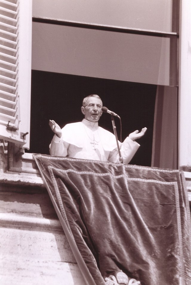 albino lucinai alla finestra del vaticano