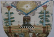 fascia pelle grembiule di Voltaire