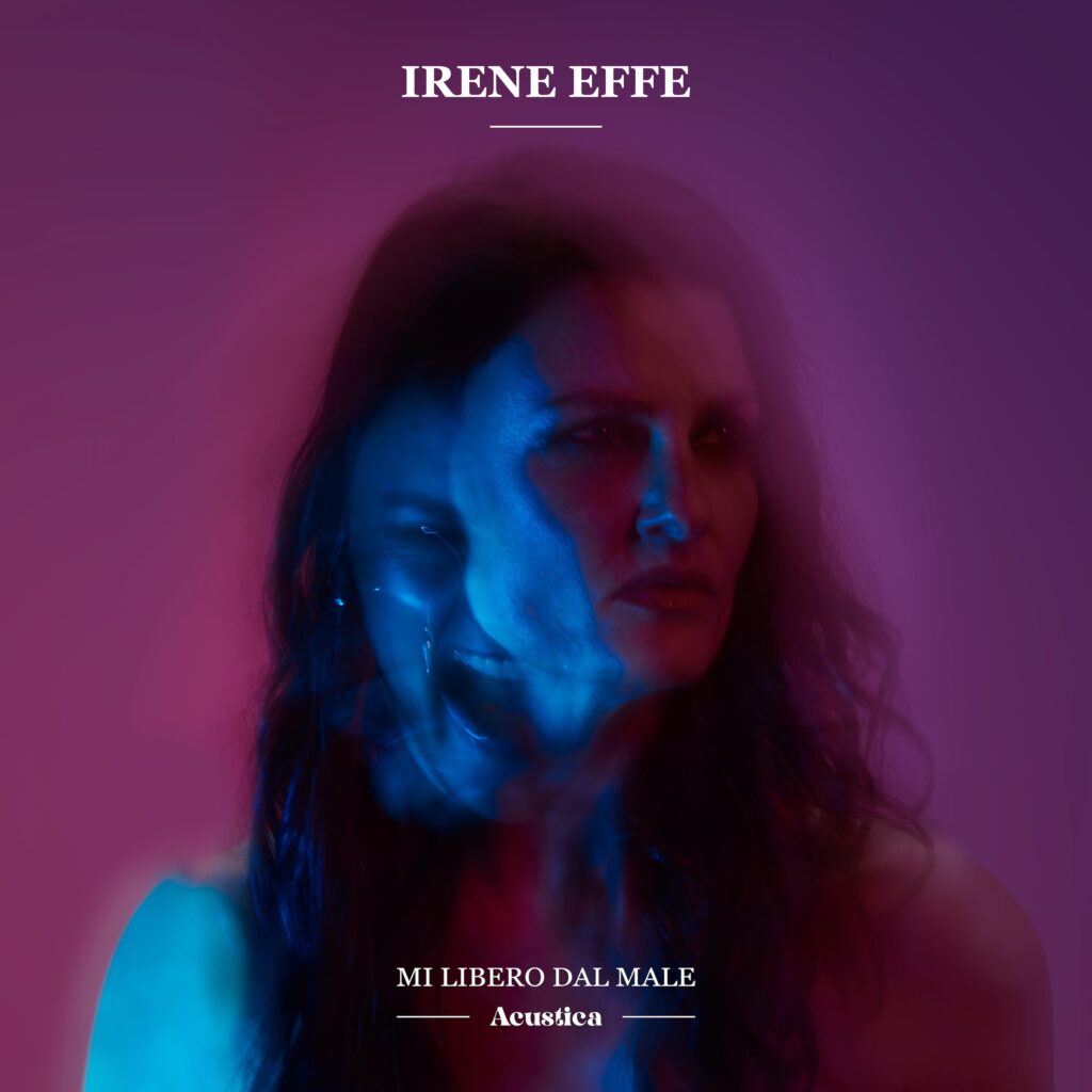 irene effe - la copertina del nuovo singolo che la titrae in primo piano attraverso un'immagine sfocata