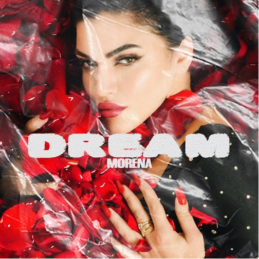 morena in primo piano nella copertina del nuovo singolo dream