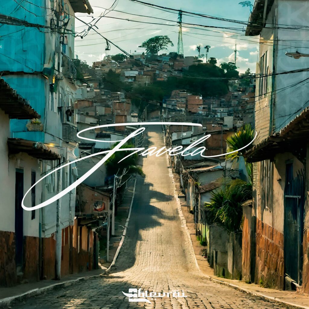 favela - la copertina del buovo singolo di 8blevrai che raffigura una zona del brasile