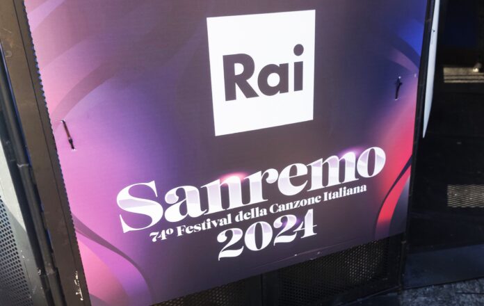 Sanremo 2024 quarta serata - il logo del festival
