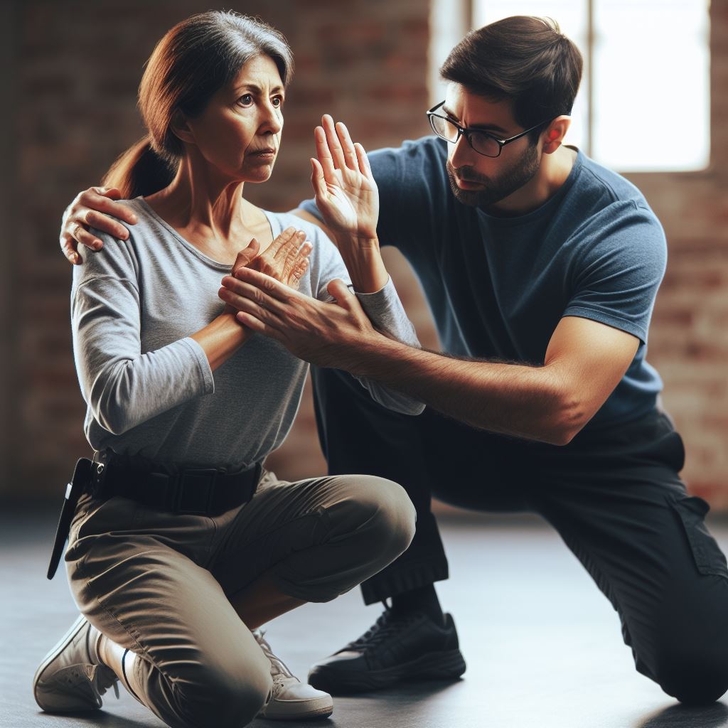 immagine di corso di difesa femminile AI