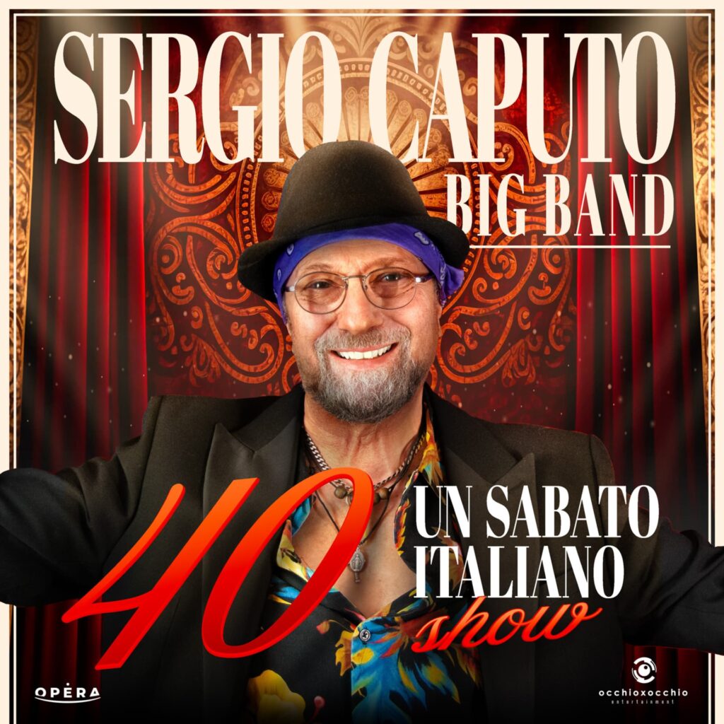 sergio caputo - la locandina dei concerti del tour italiano 2024