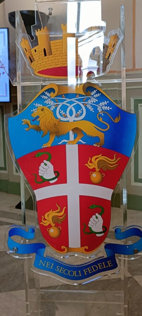 stemma dell 'arma presso legione carabinieri piemonte e valle d'aosta