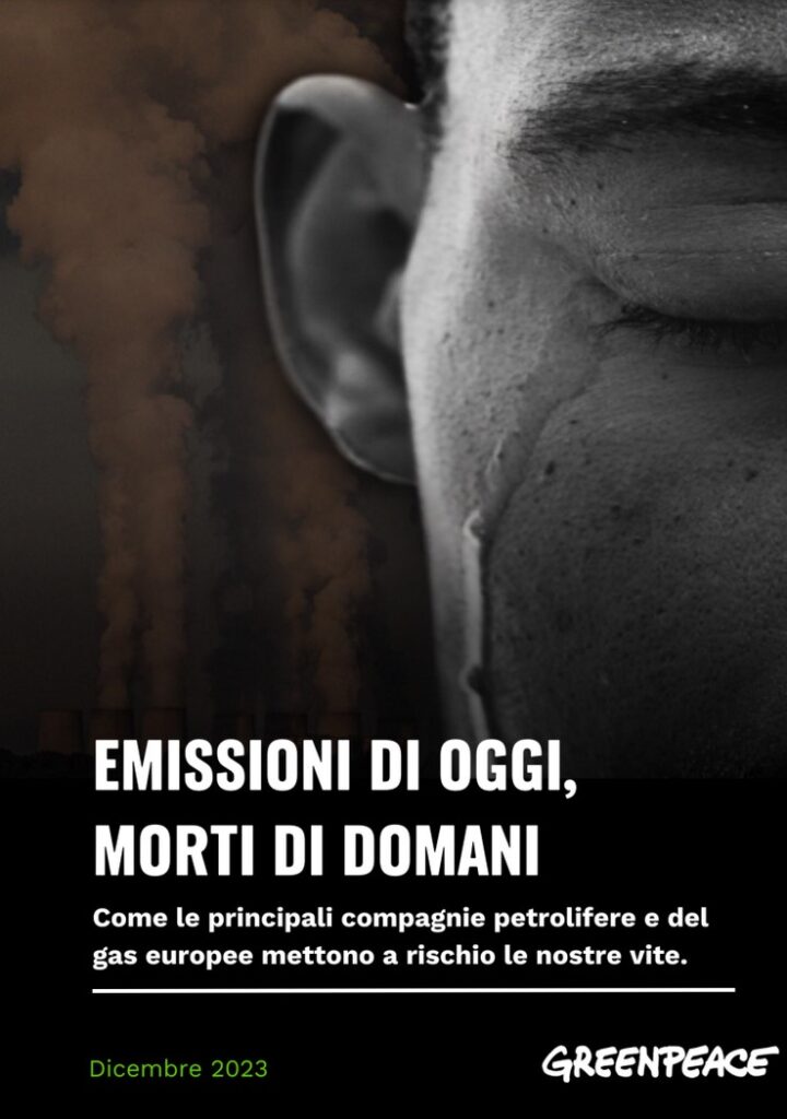 Omicidio climatico - il rapporto Greenpeace