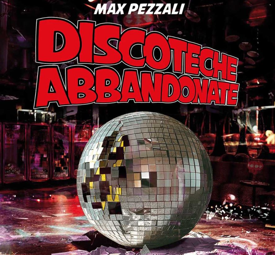 max pezzali - la copertinaa del nuovo singolo discoteeche abbandonate, che raffigura una palla a specchio rotta