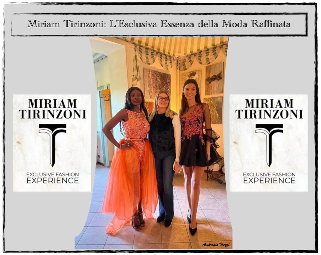 miriam tirinzoni al centro, in mezzo a due modelle