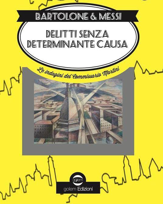 copertina con torino in sfondo di un libro di gianna baltaro
