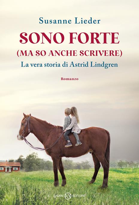 una ragazza su un cavallo copertina del libro sono forte maso anche scrivere