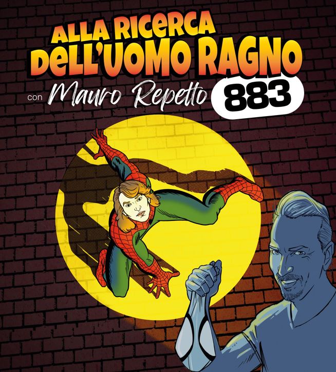 maurrepetto - la locandina del tour alla ricerca dell'uomo ragno