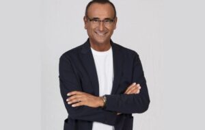 sanremo 2025 - carlo conti in primo piano