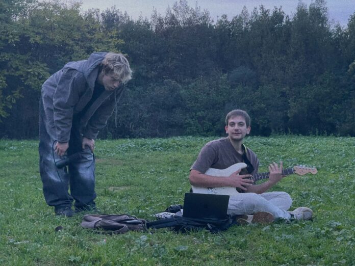 lupo e giovannelly all'aperto,