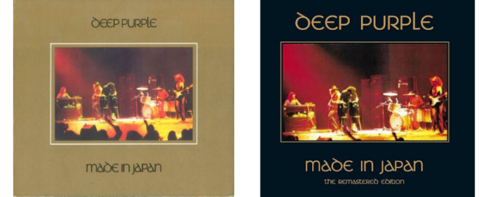made in japan - le copertine del doppio album live