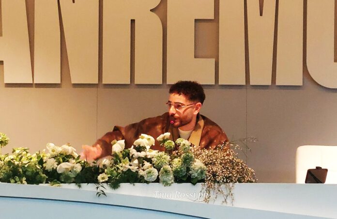 Scaletta seconda serata sanremo 2025 - Rocco Hunt in sala stampa a Sanremo