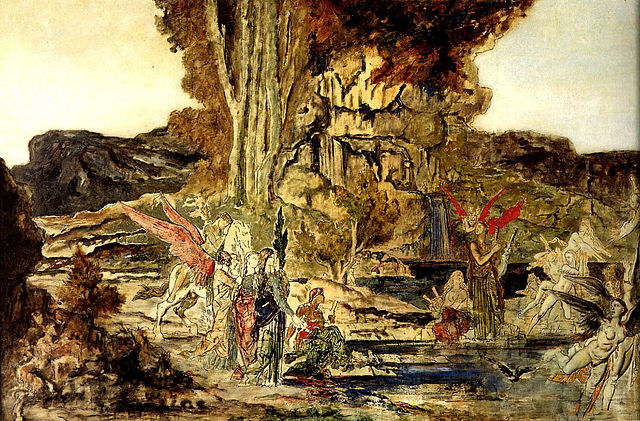 The Pierides by Gustave Moreau (1886-1889).jpg