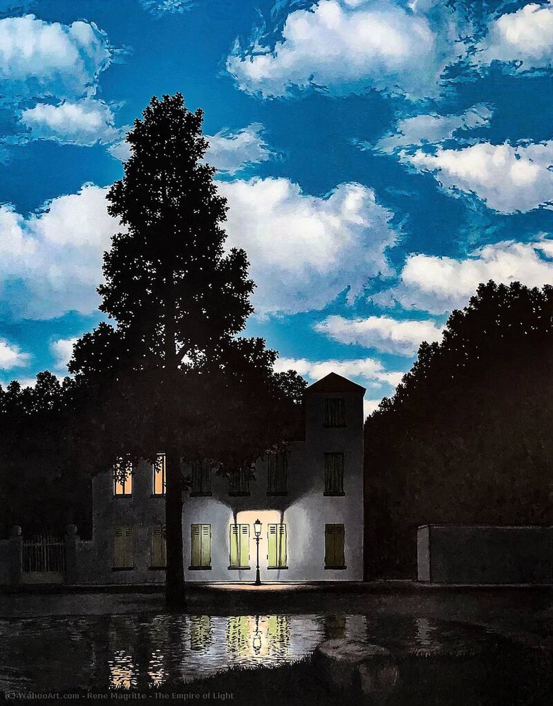 magritte limpero dellel luci foto Di Mauritanizio - Opera propria