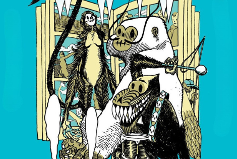 ARF! Festival 2025 - la locandina azzurra con dei fumetti