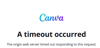 Canva down, problemi oggi sulla piattaforma di progettazione grafica
