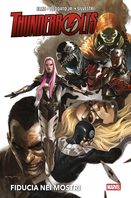 Thunderbolts - panini comics - marvel - la copertina del fumetto fiducia nei Thunderbolts