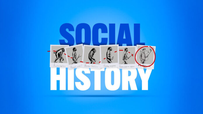 social history - il logo ufficiale ella docu-serie in onda su raiplay