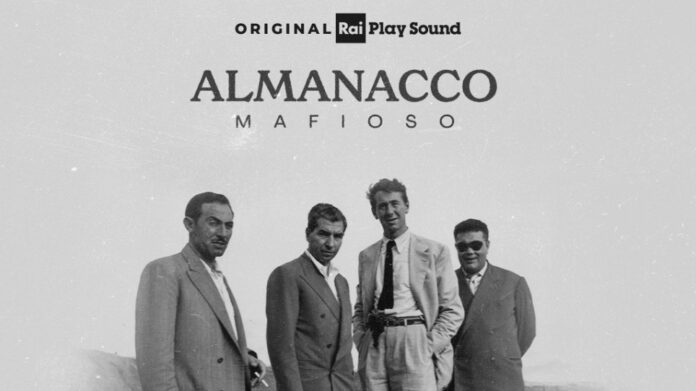 Almacco mafioso - foto in bianco e nero di quattro uomini