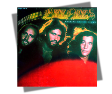 bee gees - la copertina dell'album spirits having flown
