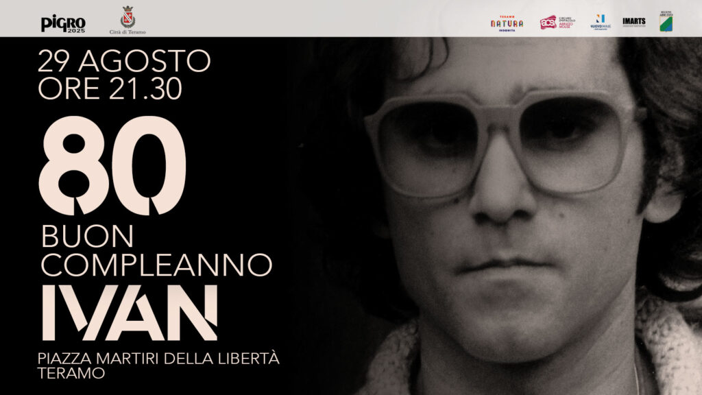 Ivan graziano - la locandina del concerto di teramo