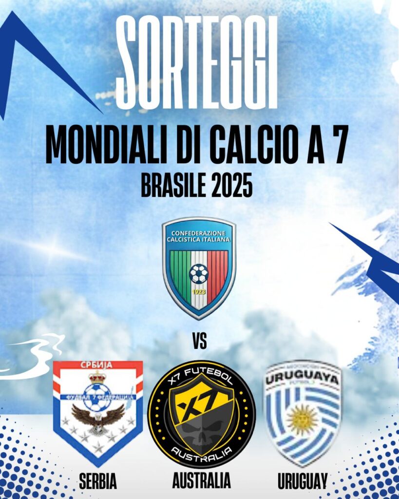 calcio a 7 - la locandina dei mondiali brasiliani