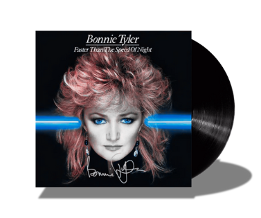bonnie tyler - la copertina dell'album faster than the speed of night