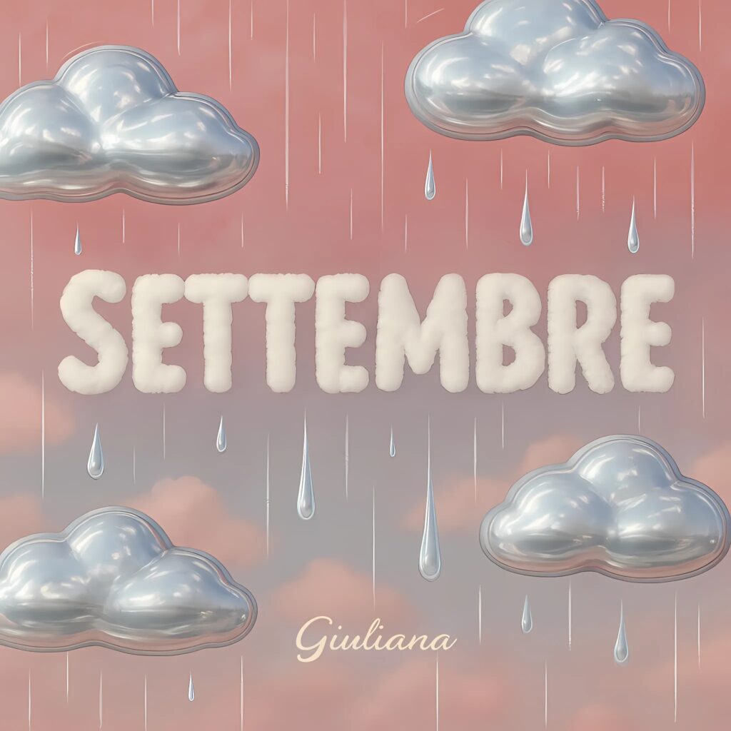 giuliana - settembre - la copertina del nuovo singolo