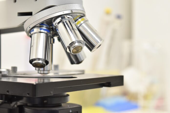Lotta al cancro - nella foto un microscopio a 5 braccia