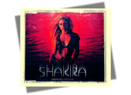 Whenever Wherever - Shakira - la copertina del disco