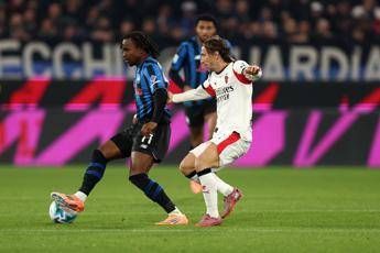 Atalanta-Milan 1-1, solo pari a Bergamo: Lookman risponde a Ricci