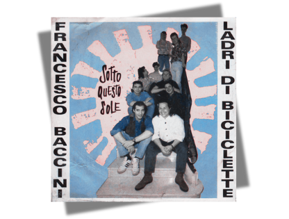 baccini - ladri di biciclette - la copertina del singolo sotto questo sole