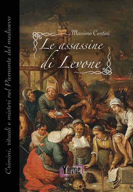 Letture per halloween - la copertina del libro con una scena medievale di persone con abiti cinquescenteschi