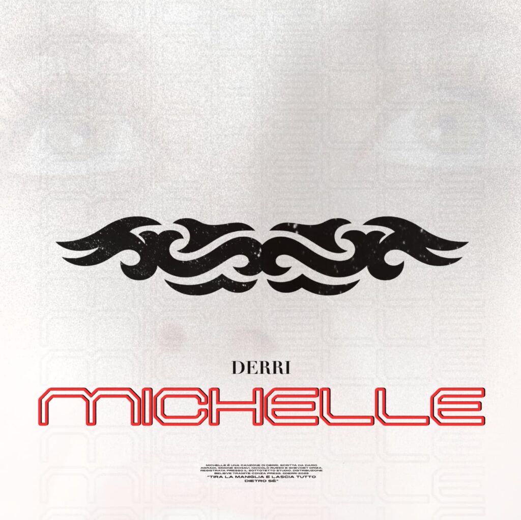 michelle - la copertina del nuovo singolo di derri