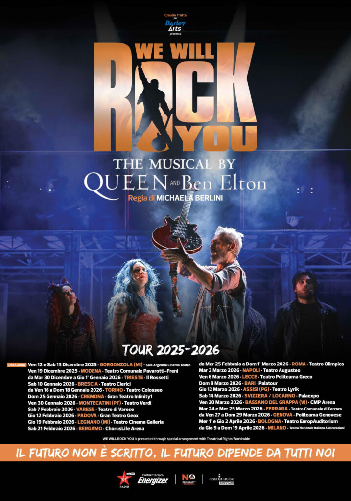 we will rock you - la locandina dell'evento