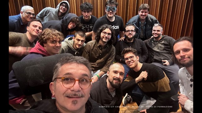 transeuropa recordin studio durante una masterclass