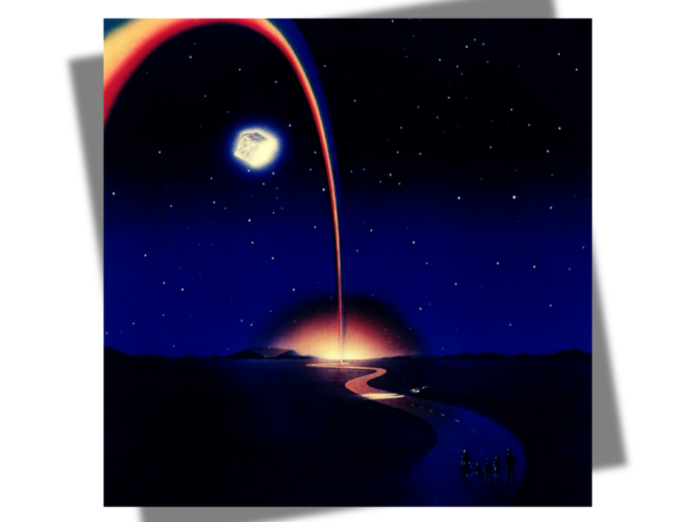 chris rea - la retro copertina dell'album the road to hell