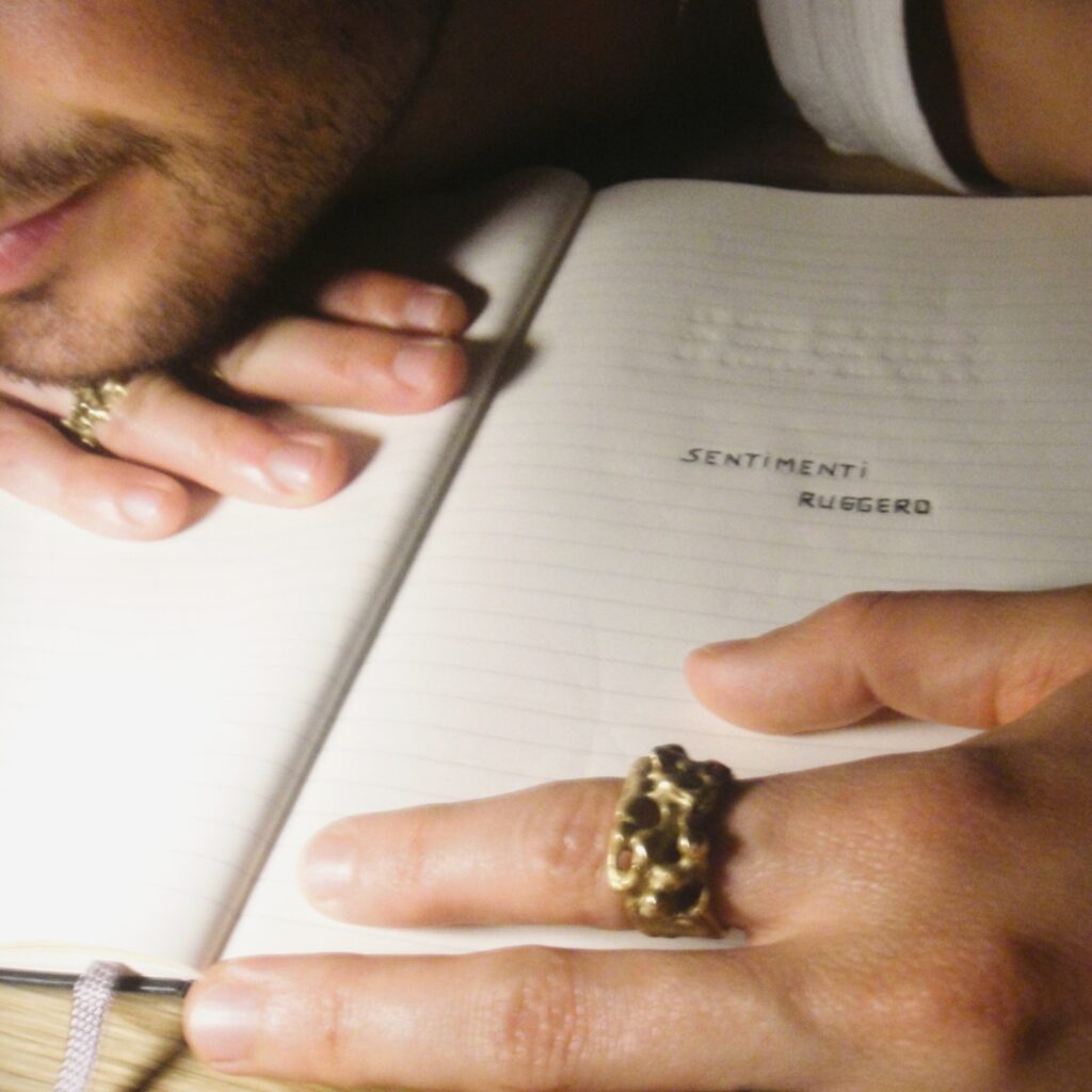 ruggero - la copertina del nuovo singolo sentimenti